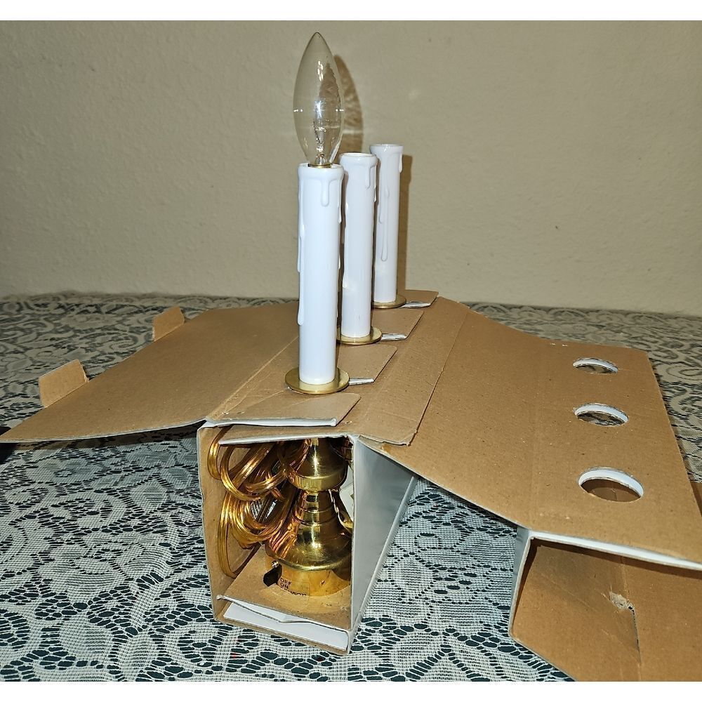 Set Of 6 Bethlehem Lights 4 in 1 Candle Style Chandelier